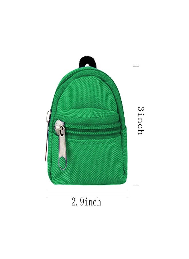 SOTOGO 10 Pieces Doll Zipper Backpack Mini Baby Dolls Backpack Girl Dolls Accessory Bags and American Doll Accessories - Image 2