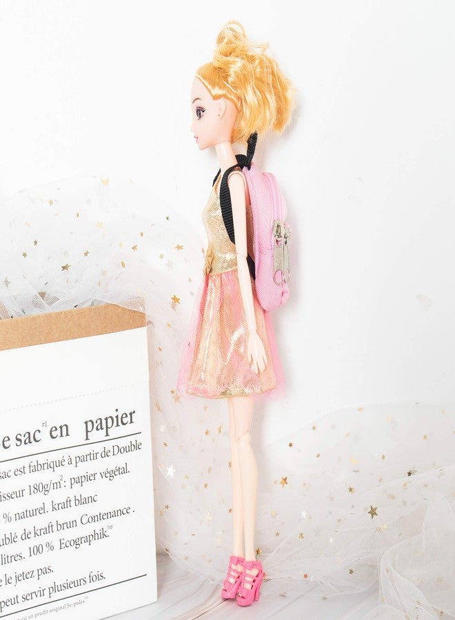SOTOGO 10 Pieces Doll Zipper Backpack Mini Baby Dolls Backpack Girl Dolls Accessory Bags and American Doll Accessories - Image 5