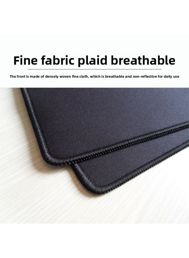 Blank Mouse Pad Oversized Stain-resistant Precision Edge Locking Rubber Thickened Keyboard Pad Manufacturers Coil/sheet-Color:100*50*3mm-Pattern:White Flake White Dense Hemming - Image 3