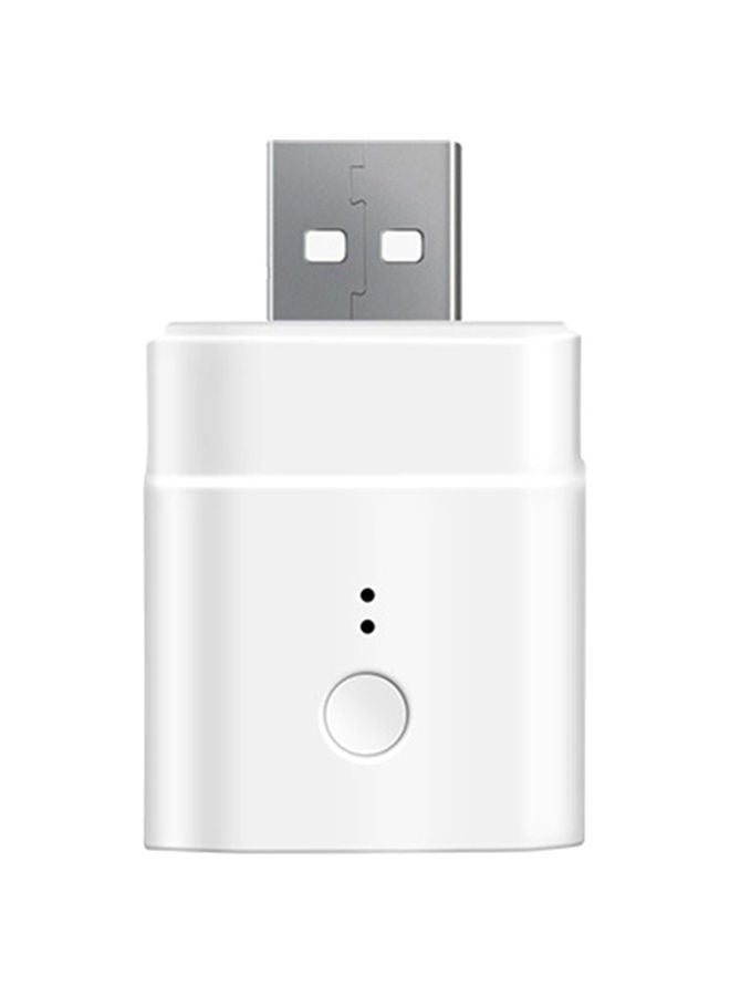 NIBEMINENT Micro USB Smart Adapter 1.77x1.2x1.02inch White - Image 1