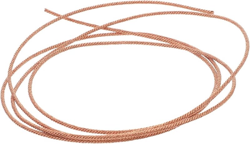 Golden Copper Speaker Wire Cable 1m Flexible High Temperature for Home Audio Car RV - Image 2