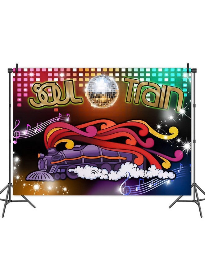 Qian 10X8Ft 70'S And 80'S Disco Dancing Prom Party Decor Photo Background 70'S Theme Photography Backdrop Neon Glow Photo Background Studio Props Banner - Image 5