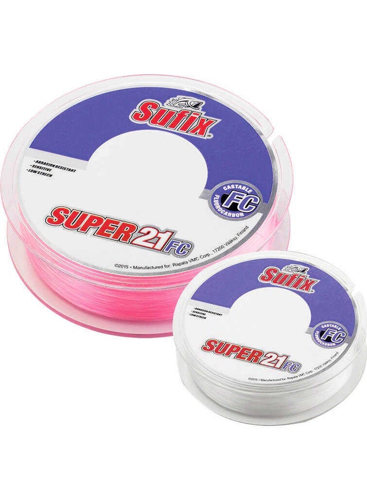 Sufix - Super 21 Fluorocarbon Fishing Line CLEAR-0.30MM - 100MT - 7.5kg - Image 1