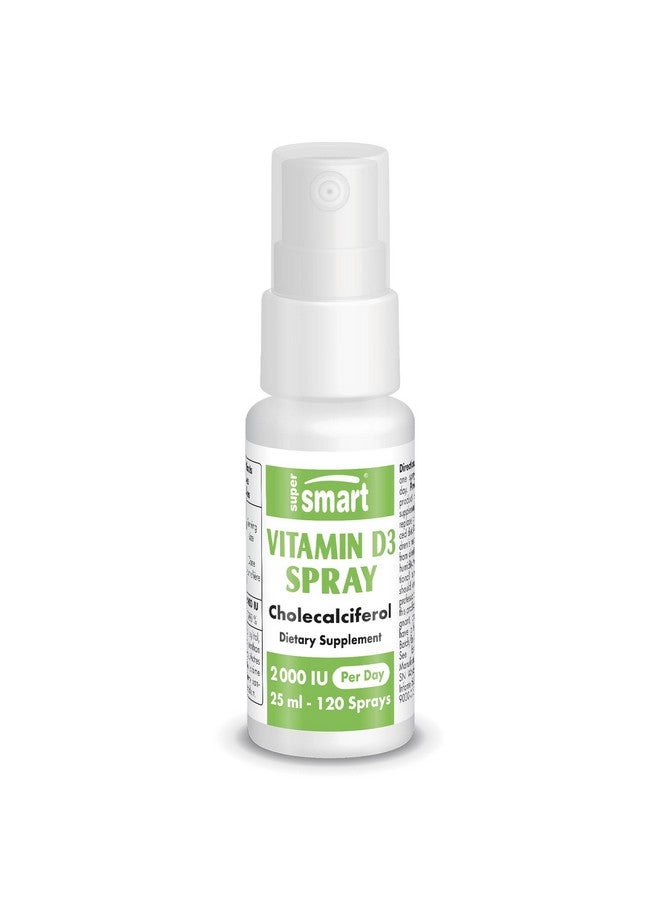 Generic Supersmart - Vitamin D3 Spray 2000 IU (Cholecalciferol) | Non-GMO & Gluten Free - 25 ml  - Image 1