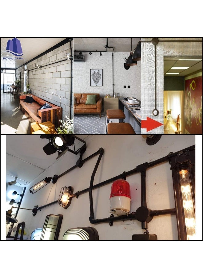 Biella Beilla Pack Of 10 Pvc Electrical Conduit Pipe And Fittings Durable Corrosion-Resistant Solution For Indoor And Outdoor Electrical Wiring And Cabling Adapter 50Mm - Image 5