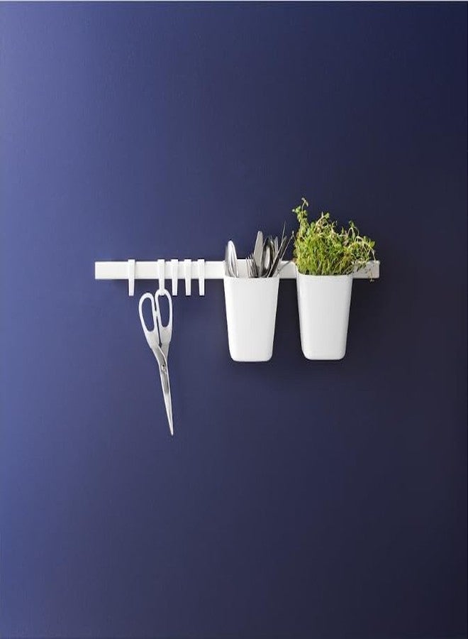 ZEESOON Sunnersta Hanging Container, Trolley and Mini-Kitchen, White, Set of 3 for Ikea - Image 3