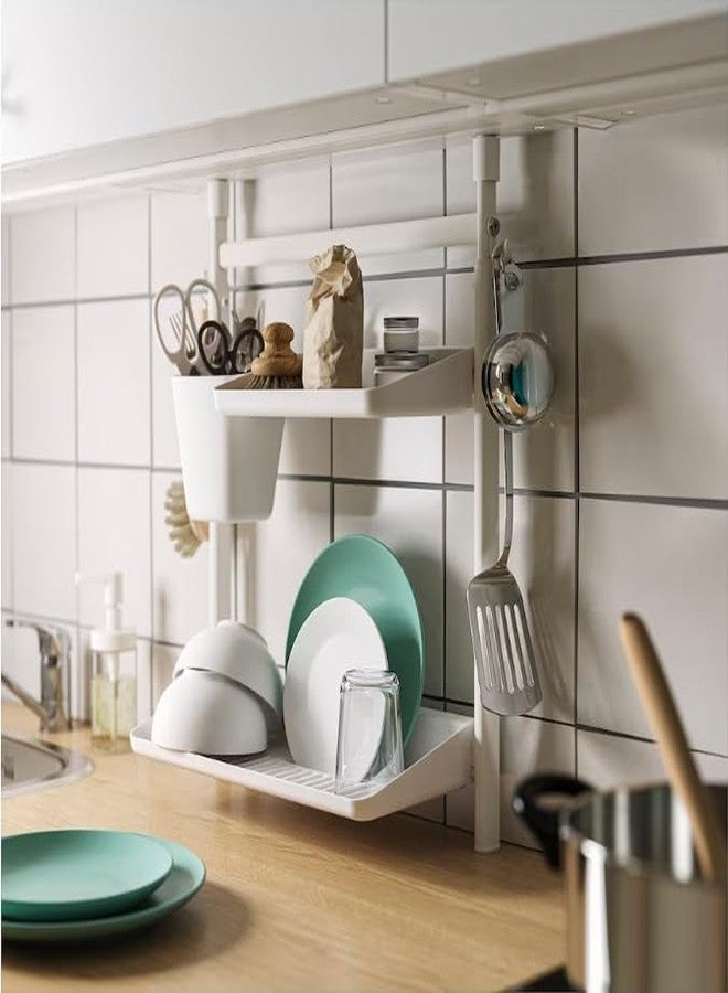 ZEESOON Sunnersta Hanging Container, Trolley and Mini-Kitchen, White, Set of 3 for Ikea - Image 5