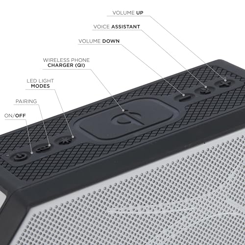 Altec Lansing - Portable Bluetooth Speaker HYDRABLAST 2.0, Waterproof IP67, 20W Output Power, Magnetic Bluetooth Speaker (Raiders) - Image 4