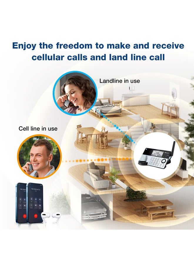 vtech IS8151-5 Super Long Range 5 Handset DECT Cordless Phone for Home with Answering Machine, 2300 ft Range, Call Blocking, Bluetooth, Headset Jack, Power Backup, Intercom, Expandable to 12 HS - Image 4