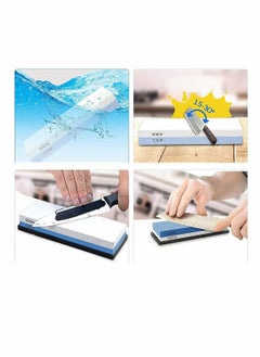 Y&D Whetstone Set 1000 6000 Knife Sharpening Stones Double Sided Grit Professional 2-in-1 Waterstone Kit for Kitchen Knives Scissors Razors Rubber Stone Holder Included  - Image 4