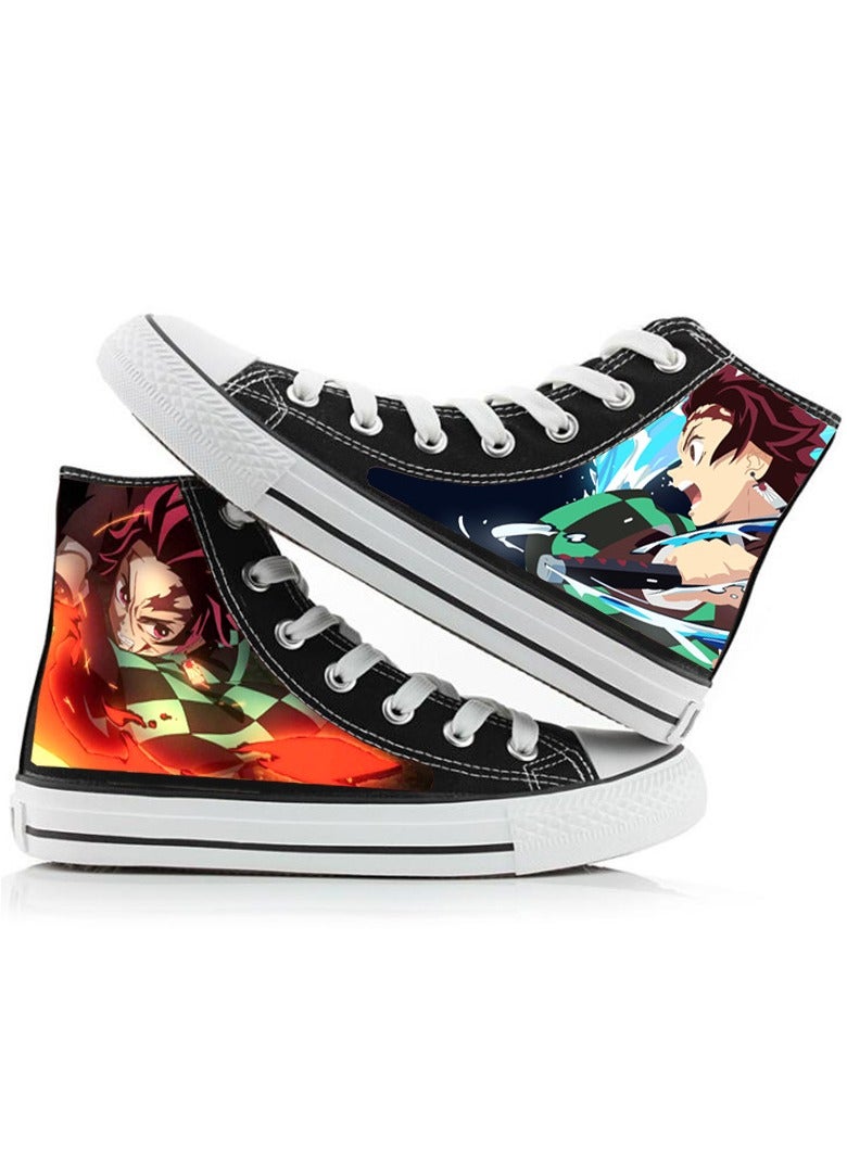 Unisex Top Canvas Shoes – Stylish Couple Sneakers for Casual & Cosplay - Image 1