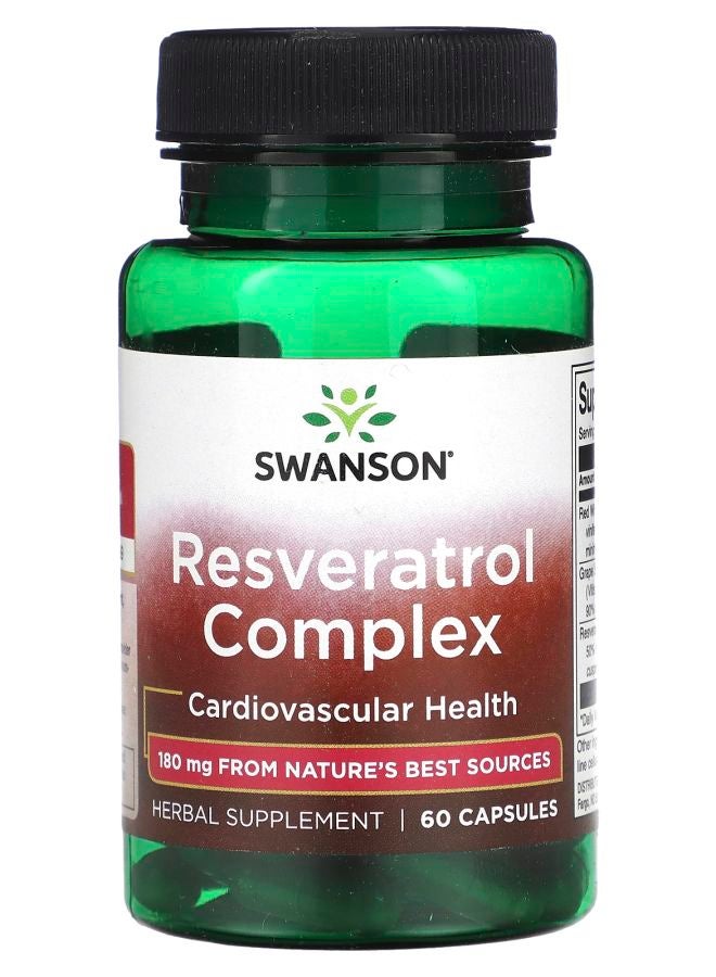 SWANSON Resveratrol Complex 60 Capsules