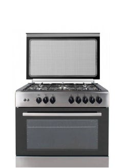 كومتيل فرن غاز تركي - 5 عيون - 60*90 سم - استيل - LF699GG-50F 