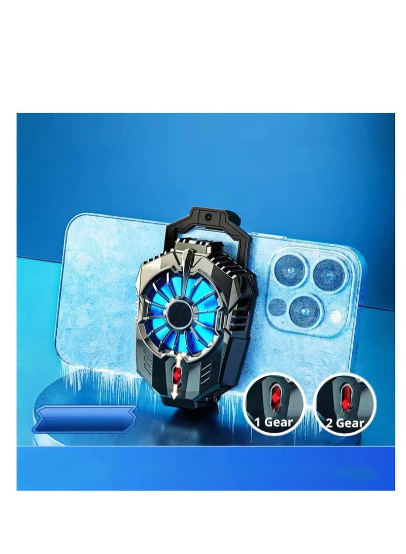 Portable Phone Cooling Fan for Gaming and Streaming, Compatible with iPhone and Android Smartphones, Efficient Semi-Conductor Cooling - Image 2
