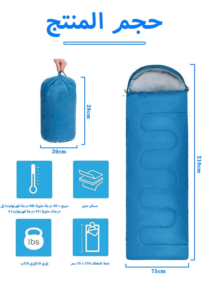LEOKOR Sleeping Bag - Lightweight and Waterproof Camping Sleeping Bag,for Adults and Kids with Compression Sack,Backpacking Sleeping Bag for Outdoor Camping,Hiking and Traveling  - Image 2