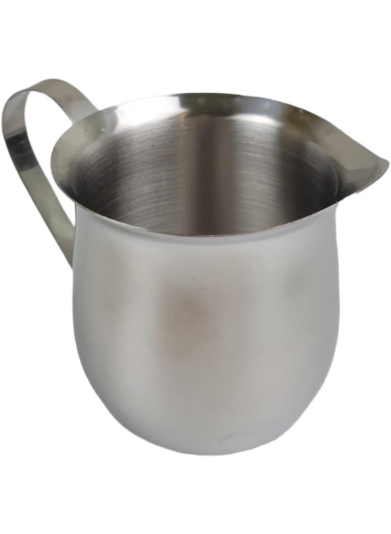 Rattleware 8 oz Brew Pitcher - Premium Stainless Steel Latte Art Milk Frothing Pitcher with Drip-Resistant Spout & Ergonomic Handle, Perfect for Baristas & Home Use - Image 1