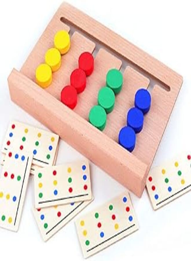 Children's toys enlightenment logic toys early teaching aids puzzle four-color game