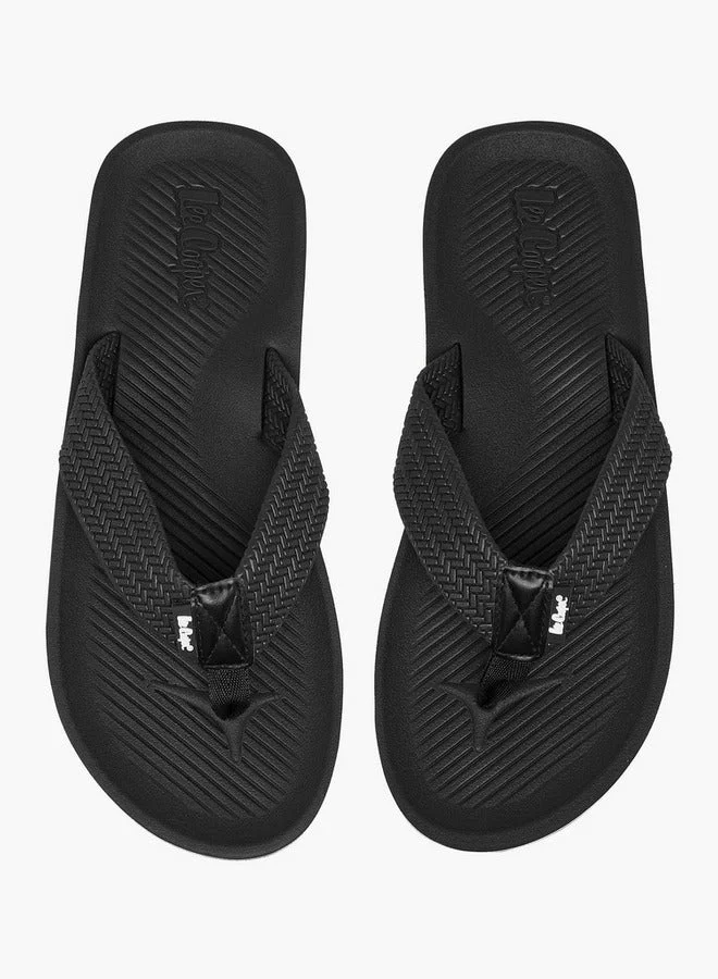 لي كوبر شبشب رجالي بنعل بتصميم نسيج