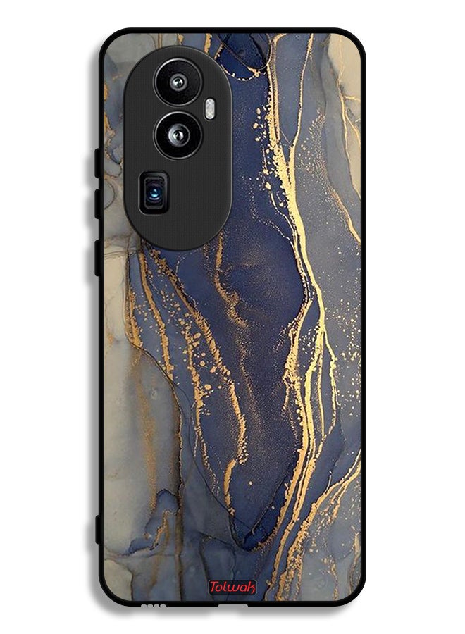 Tolwak Oppo Reno10 Pro Plus Protective Case Cover Gliter Marble Pattern - Image 1