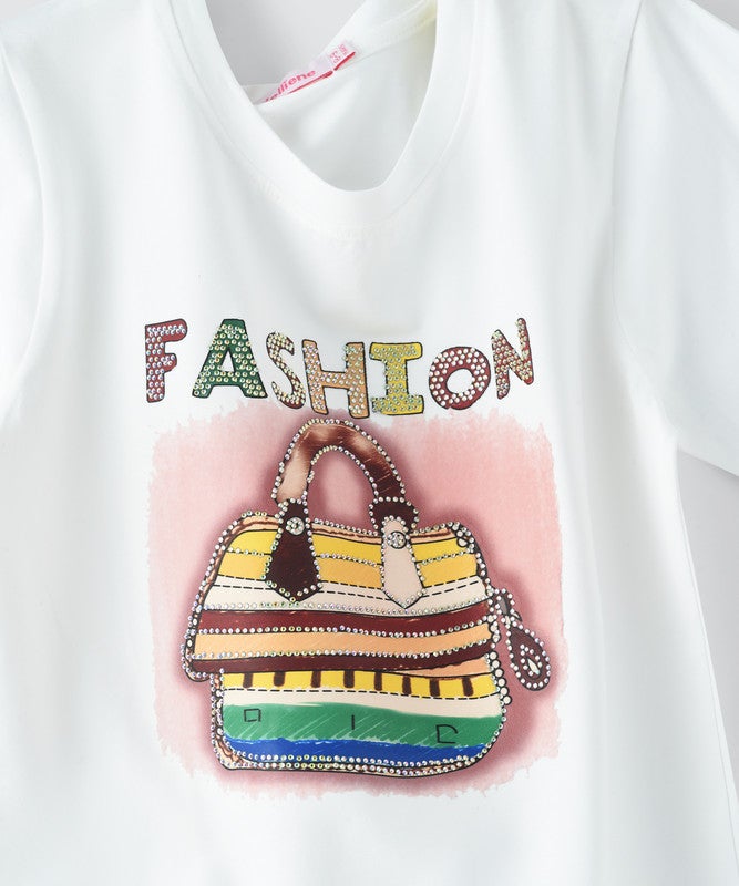 JELLIENE GIRLS TOP MAKE YOUR LITTLE ONE LOOK EXTRA ADORABLE WITH THIS GRAPHIC - Image 3