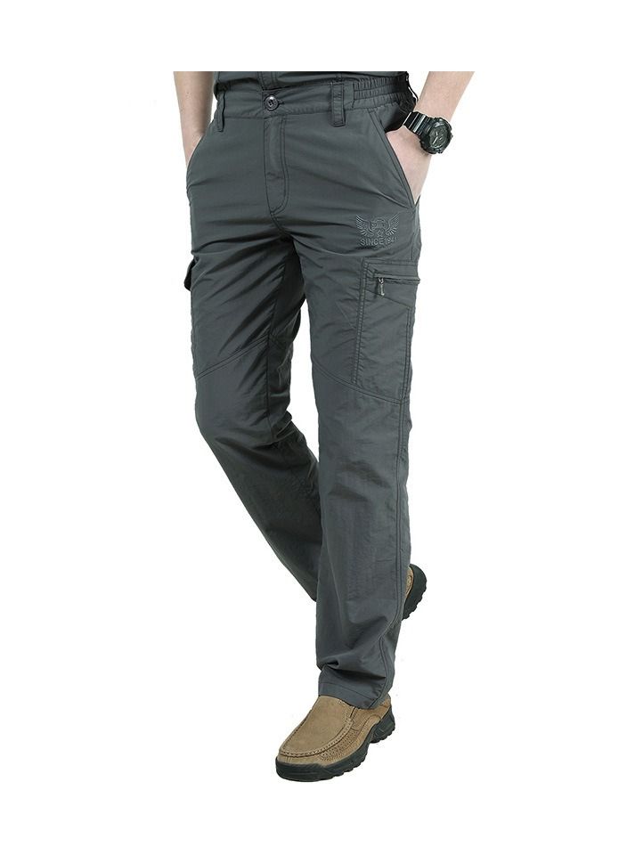 Men's Cargo Pants Casual Pants Loose Fit Ankle-Tied with Elastic Drawstring Suitable for Various Body Types Casual and Trendy  - Image 1