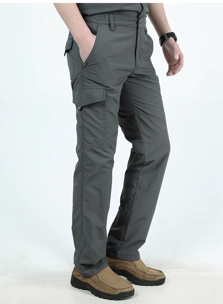 Men's Cargo Pants Casual Pants Loose Fit Ankle-Tied with Elastic Drawstring Suitable for Various Body Types Casual and Trendy  - Image 2