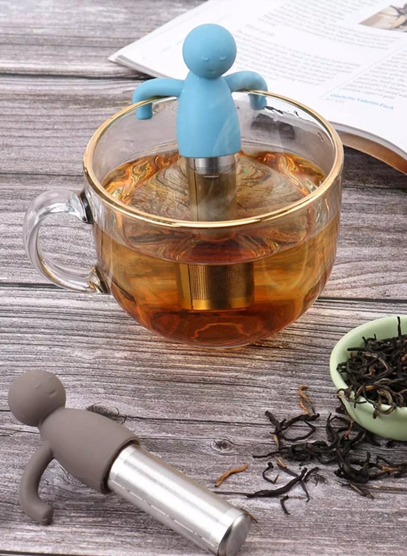 1pc Figure Shaped Random Tea Filter  - Image 1