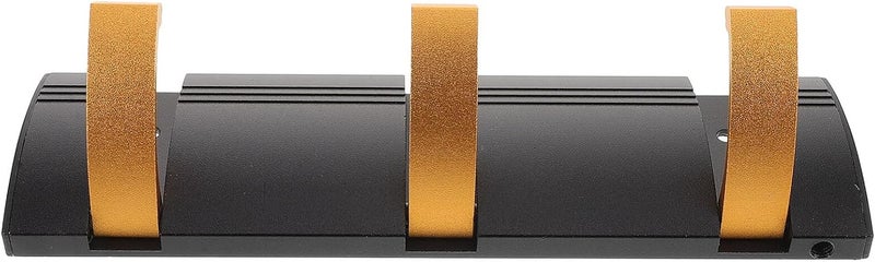 Invisible Wall Mounted Folding Coat Hooks, Retractable Aluminum Alloy Key and Towel Hangers, Space-Saving Bathroom Entryway Closet Organizer with 3 Black-Gold Hooks - Image 1