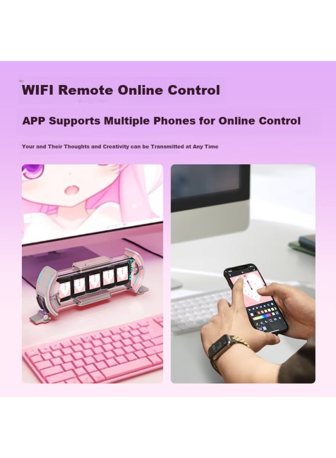 Divoom Pixel Art Timebox Evo Led Gaming Desk Decor Tech Atmosphere Light Diy Screen Emulation Neon Tube Electronic Clock Creative Gift - Image 5