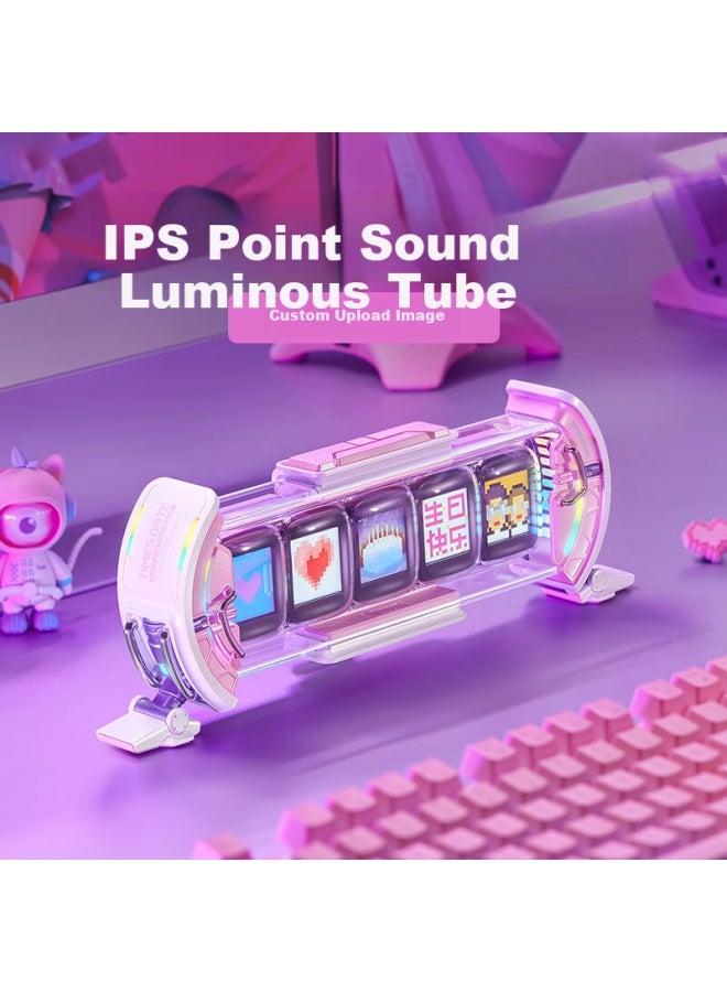 Divoom Pixel Art Timebox Evo Led Gaming Desk Decor Tech Atmosphere Light Diy Screen Emulation Neon Tube Electronic Clock Creative Gift - Image 2