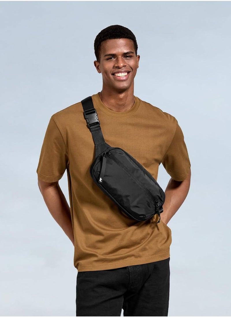 Tomtoc Aviator-T33 3.5L Sling Bag with RFID Blocking, Crossbody Bag Chest Shoulder Pack for Men and Women, Water-resistant Lightweight Carry Casual Bag for Travel, Daily Use  - Image 4