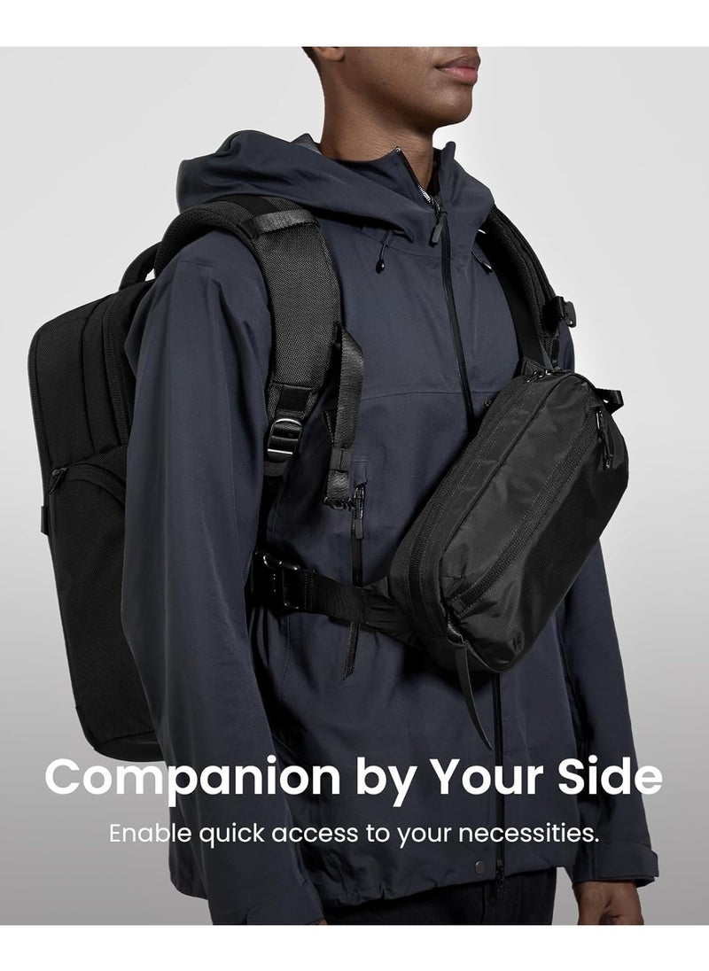 Tomtoc - Aviator-T33 3.5L Sling Bag with RFID Blocking, Crossbody Bag Chest Shoulder Pack for Men and Women, Water-resistant Lightweight Carry Casual Bag for Travel, Daily Use - Image 1