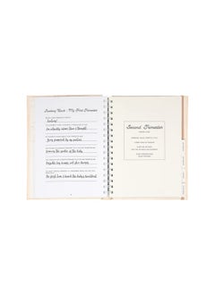 pearhead Pearhead Little Bundle of Joy Pregnancy Journal, Keepsake Pregnancy Memory Book with Sonogram Photo, First Through Third Trimester Pregnancy Milestone Tracker, Blush Leaf  - Image 5