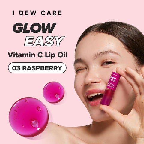glow easy vitamin c lip oil Our viral is now bigger and better 💜! Now available in 3 fruit-infused shades, bursting with 🍊 and fruit-infused ingredients, they transform your lips into the perfect pout I DEW CAREGlow Easy Raspberry