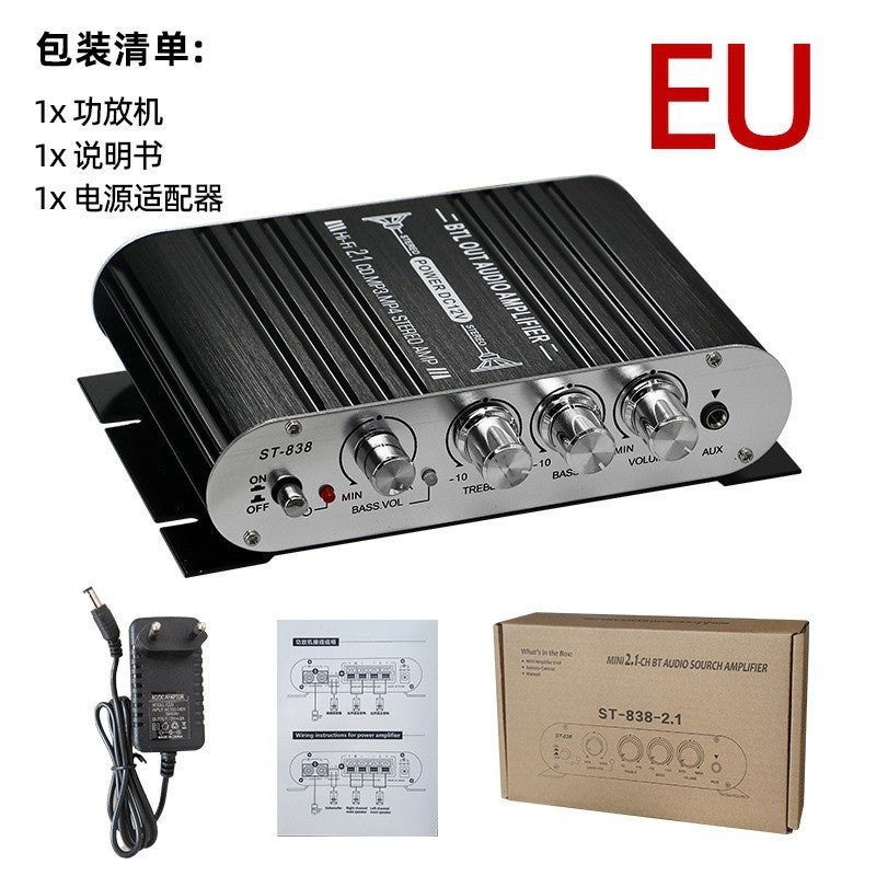 مضخم الصوت الجديد Zhengyin 2.1 قناة مضخم صوت سيارة Mp3 مضخم صوت صغير - Image 1