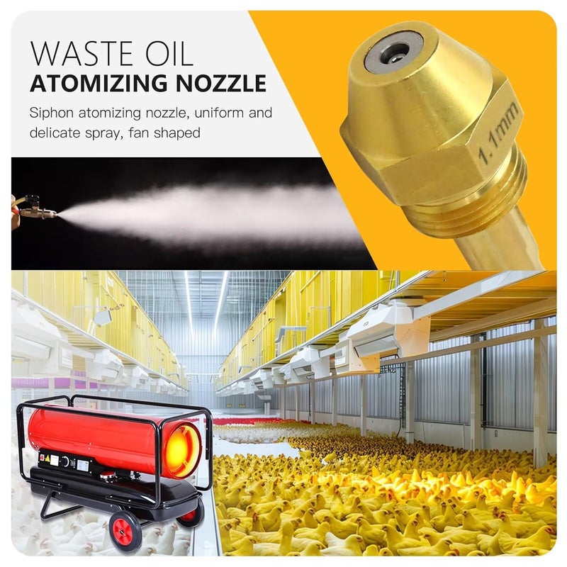 Delavan Siphon Nozzle 30609 11 1 0 GPH 1 1mm For Waste Oil Heater And Heavy Oil Burner - Image 5