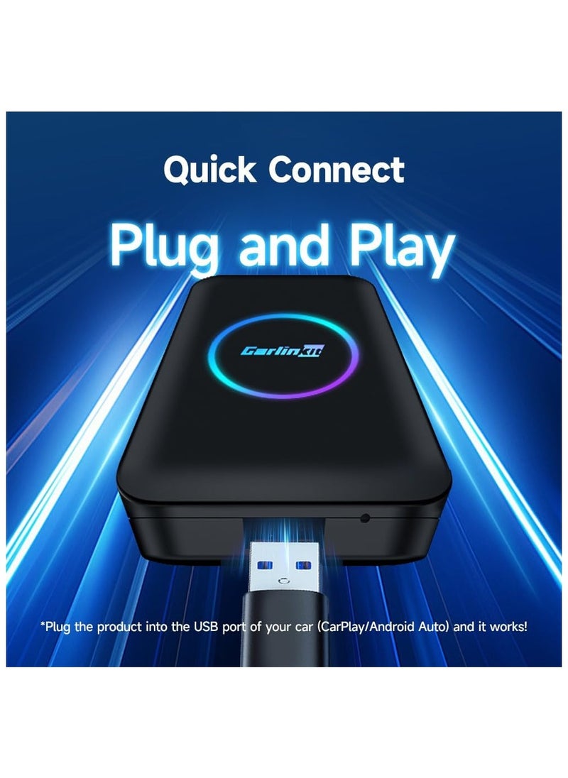 Carlinkit - CarlinKit AIBOX-Lite TBox Adapter, Supports RAM4G+ROM32G Android System/Wireless CarPlay/Wireless Android Auto for Cars with Wired CarPlay/Android Car Wired - Image 1