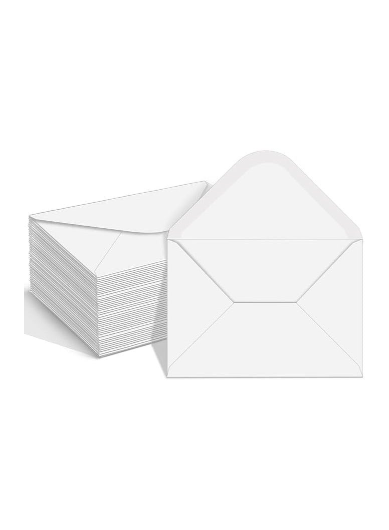 Generic 50 Pack 4x6 Envelopes for Invitations, White A6 Envelopes, Postcard Envelopes, Photo Envelopes, Used for Graduation, Wedding, Baby Shower--(6.18 x 4.17 Inches) (white)  - Image 1