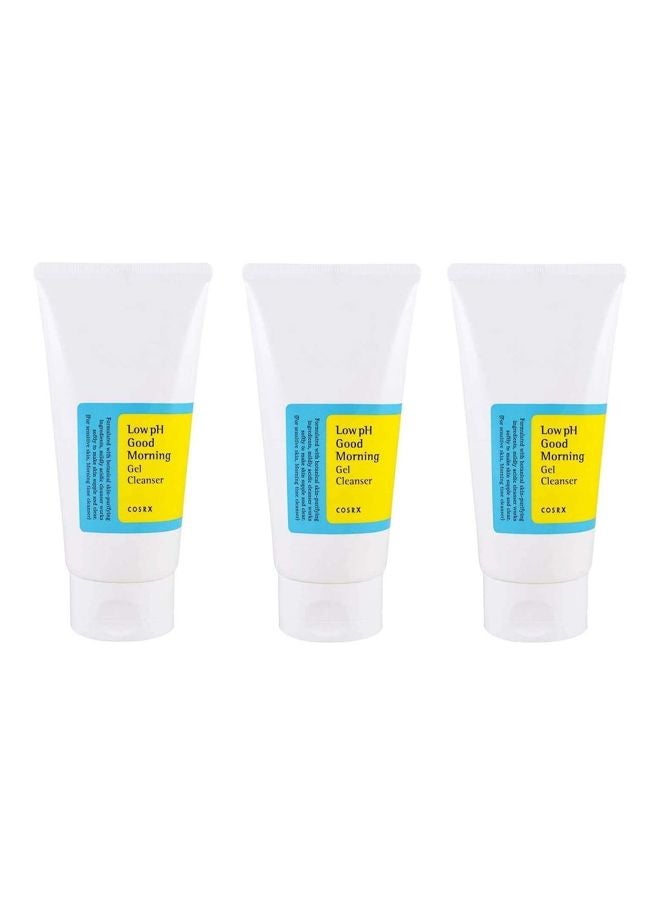 COSRX Pack Of 3 Low Ph Good Morning Gel Cleanser 3 x 150ml - Image 1
