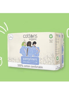 Cottons, 100% Natural Cotton Coversheet, Pantyliners, Ultra-Thin, 24 Liners - pzsku/Z8A7739B6E0051FE58D6FZ/45/_/1716216325/f56c4cf7-de35-421b-ab7d-51d526bfe62f