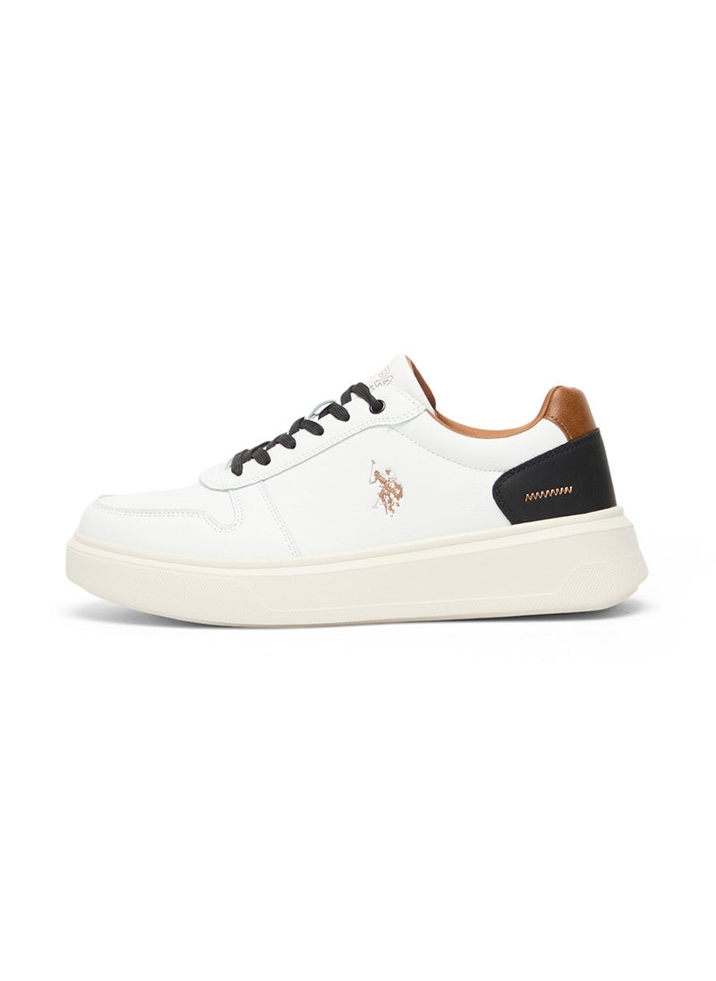 U.S. Polo Assn. Men's Off-White Low-Top Casual Sneakers – Classic Design with Durable Sole for Everyday Comfort  - Image 2
