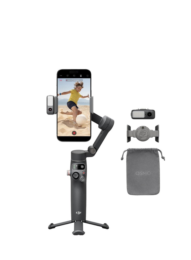 FIPKA Osmo Mobile 7P Gimbal Stabilizer For Iphone,Android,Native Tracking,Lighting,3-Axis Phone Gimbal - Image 1