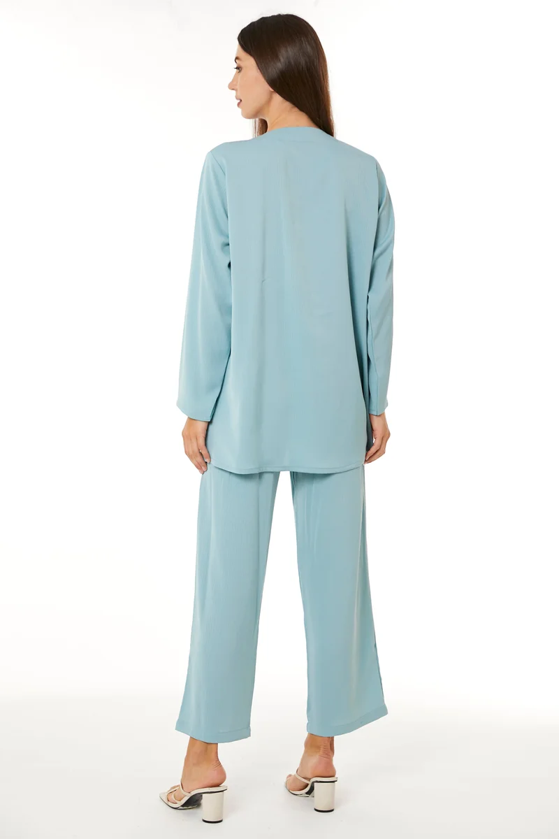 Moistreet  V-Neck Top & Pant Set for Women | Best Price UAE