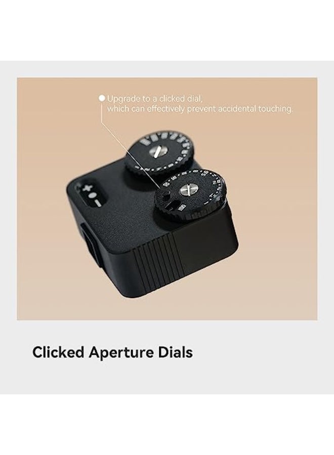 تترتيسان مقياس ضوء TTArtisan ترقية الجيل الثاني مع مؤشرين لمقاييس الضوء للتصوير مع قاعدة باردة متوافقة مع كاميرات متنوعة (ألمنيوم أسود) - Image 3