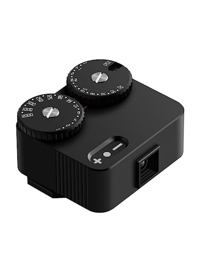 تترتيسان مقياس ضوء TTArtisan ترقية الجيل الثاني مع مؤشرين لمقاييس الضوء للتصوير مع قاعدة باردة متوافقة مع كاميرات متنوعة (ألمنيوم أسود) - Image 1