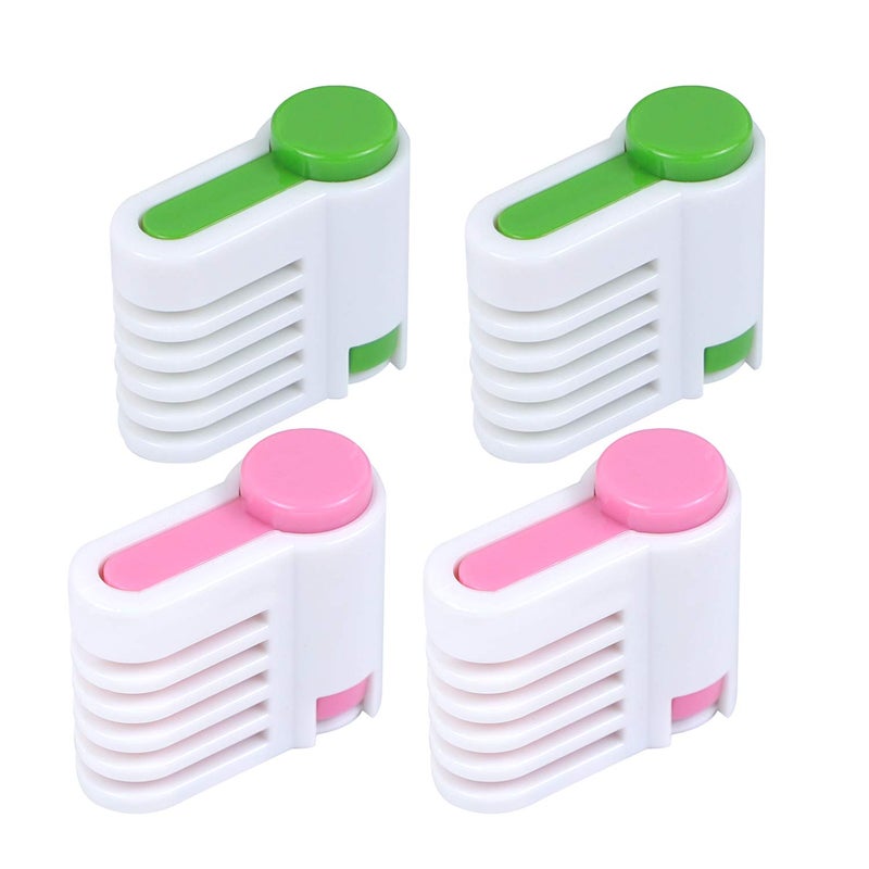 AUEAR 2 Sets DIY Cake Leveler Slicer Adjustable Bread Cutter 5 Layers for Toast Kitchen Fixator Tool