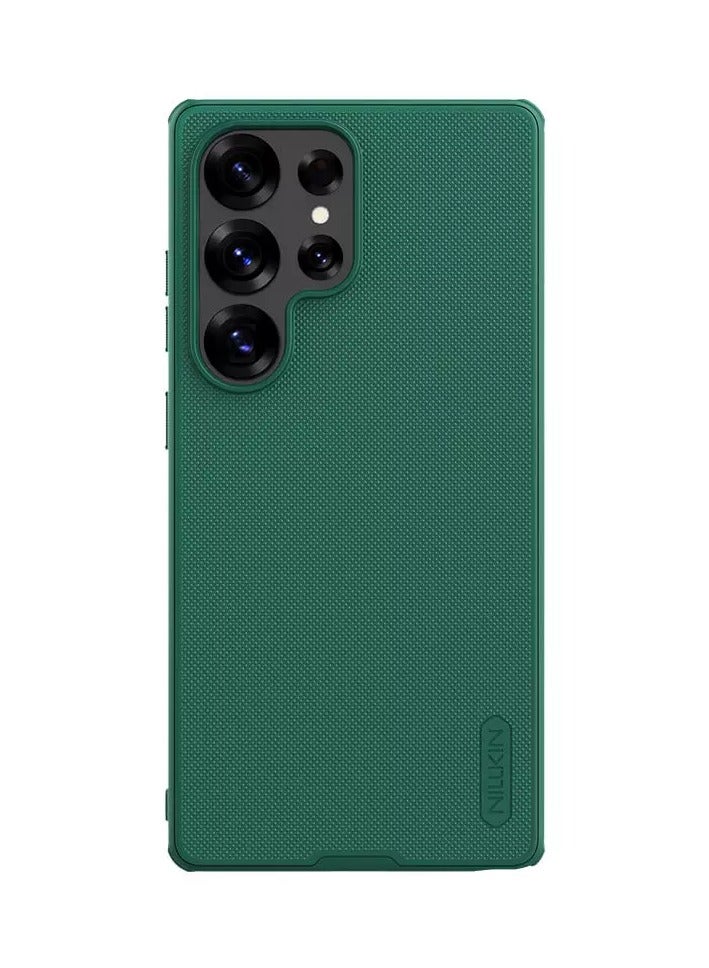 Nillkin Super Frosted Shield Pro Matte Case for Samsung Galaxy S25 Ultra (2025) – Slim Shockproof PC+TPU Protective Cover, Anti-Fingerprint, Anti-Slip, Matte UV Coated – Green - Image 1