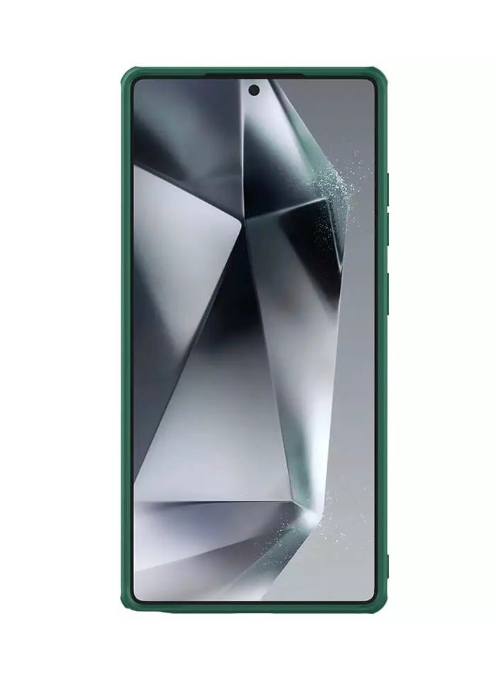 Nillkin Super Frosted Shield Pro Matte Case for Samsung Galaxy S25 Ultra (2025) – Slim Shockproof PC+TPU Protective Cover, Anti-Fingerprint, Anti-Slip, Matte UV Coated – Green - Image 2