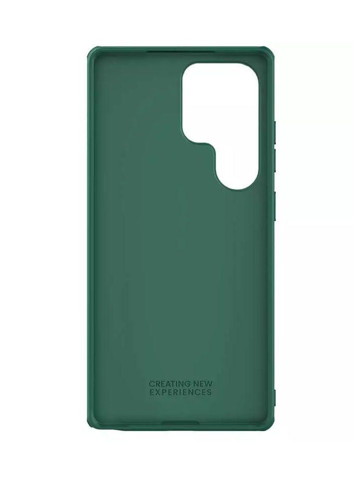 Nillkin Super Frosted Shield Pro Matte Case for Samsung Galaxy S25 Ultra (2025) – Slim Shockproof PC+TPU Protective Cover, Anti-Fingerprint, Anti-Slip, Matte UV Coated – Green - Image 3