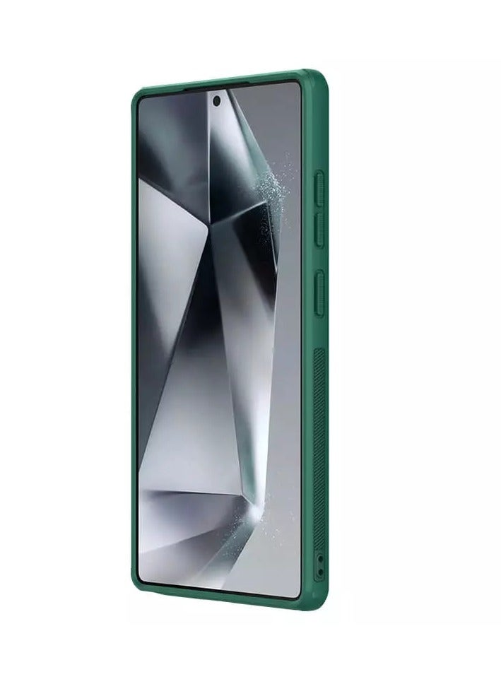 Nillkin Super Frosted Shield Pro Matte Case for Samsung Galaxy S25 Ultra (2025) – Slim Shockproof PC+TPU Protective Cover, Anti-Fingerprint, Anti-Slip, Matte UV Coated – Green - Image 4